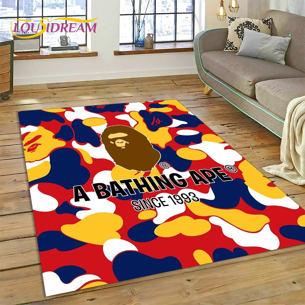 Commercial Printing Format - Alfombra de Moda B-BAPE Impresa en
