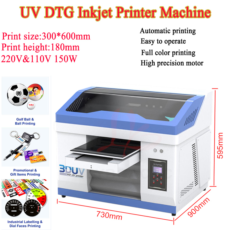 Uv Flatbed Printer - Impresora de Inyección de Tinta UV