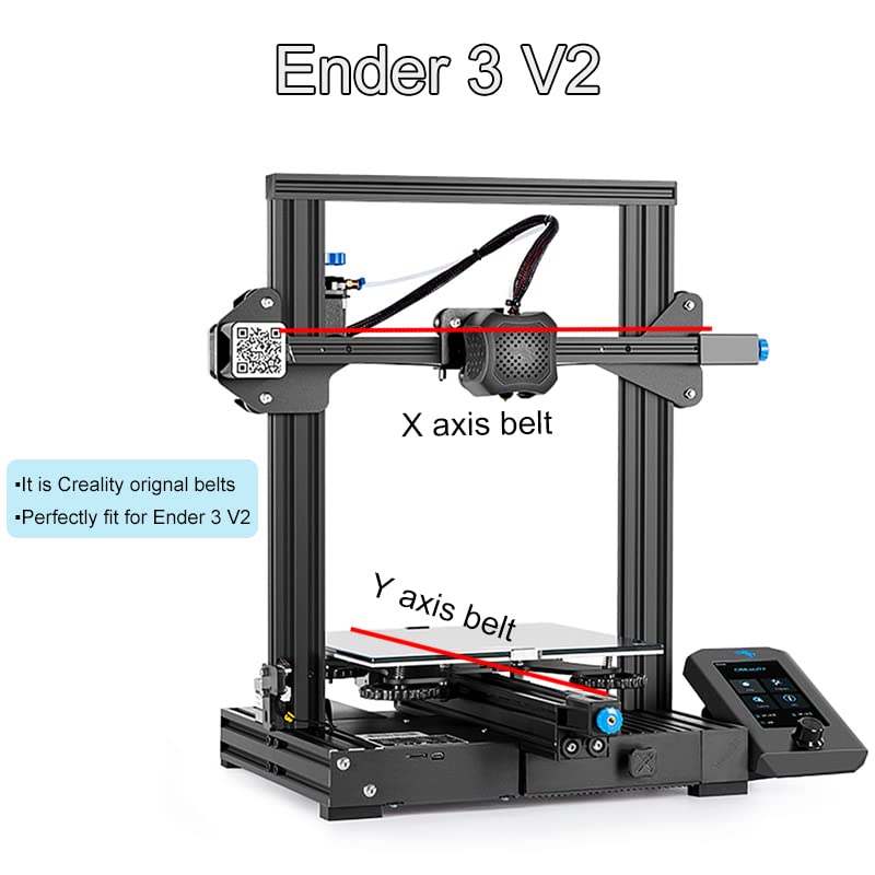 Correas de repuesto Creality O - Creality Printer Ender 3 reseña y precio