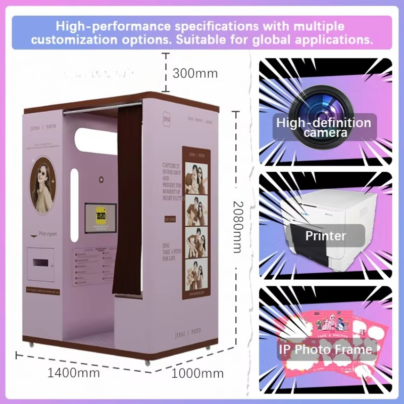 Cabina de fotos personalizada  - Commercial Printing Supplies Usa reseña y precio
